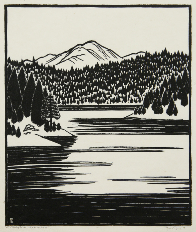 Mt. Baldy from Lake Arrowhead by Franz Geritz