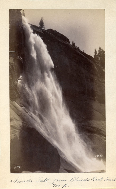 Nevada Falls from Clouds Rest Trail.  700 ft. by George Fiske