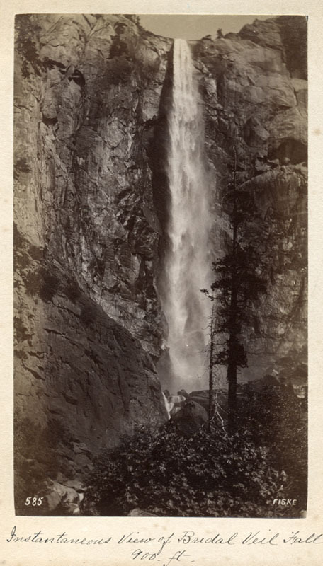 Instantaneous View of Bridal Veil Fall.  900 ft. by George Fiske