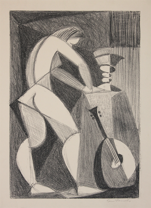 (Cubist Musician) by Unidentified