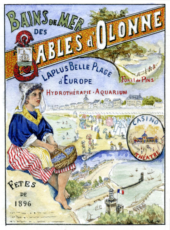 (Bains de Mer des Sables dOlonne after ...) by Christophe Adrien (Count) Regley de Koenigsegg