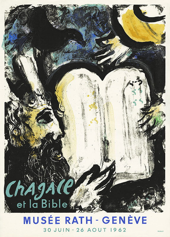 Moses and the Tables of the Law by Marc Chagall