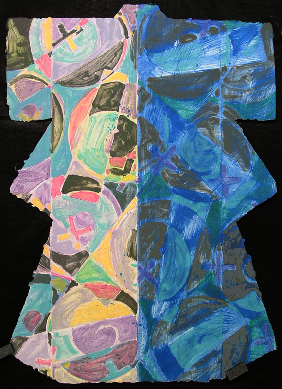 Windmill Kimono By Sandy Kinnee Annex Galleries Fine Prints