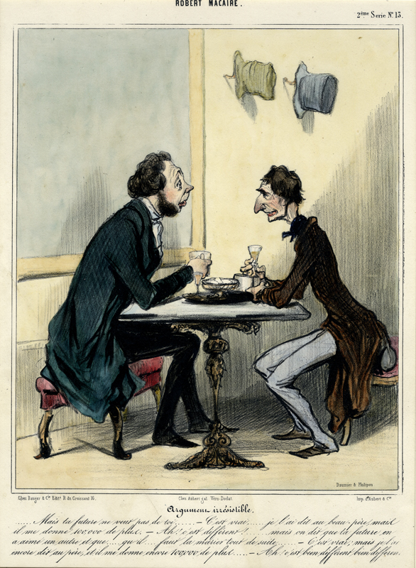 Robert Macaier...Argument Irresistible by Honore Daumier