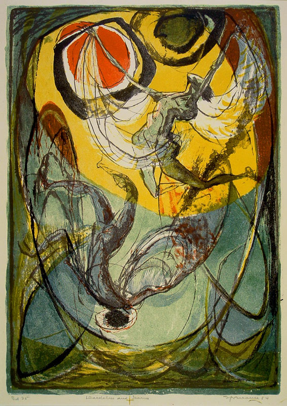 Daedalus and Icarus by Benton Murdoch Spruance