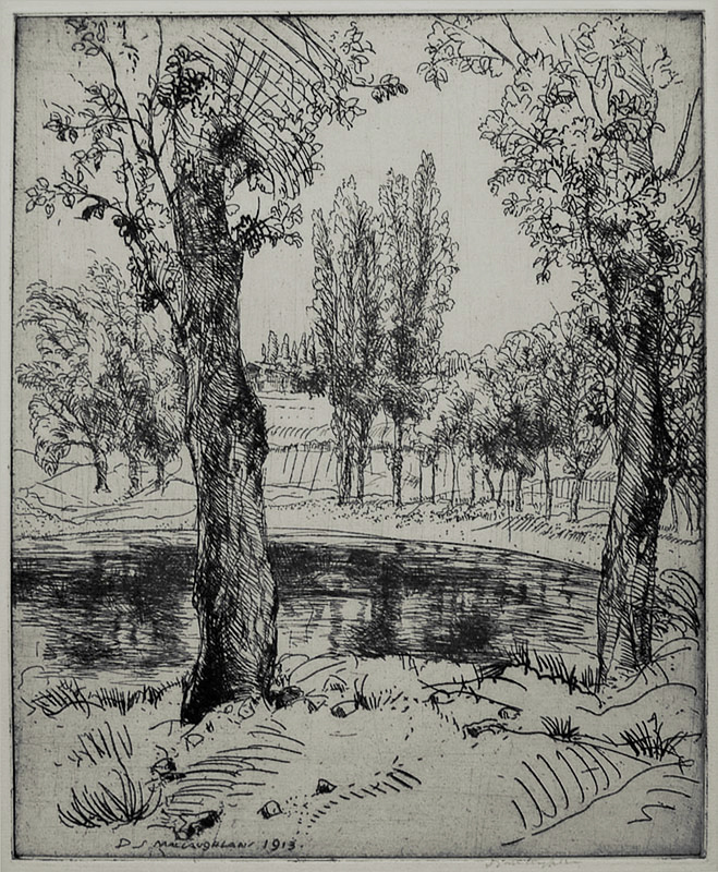 Trees and Reflections by Donald Shaw MacLaughlan