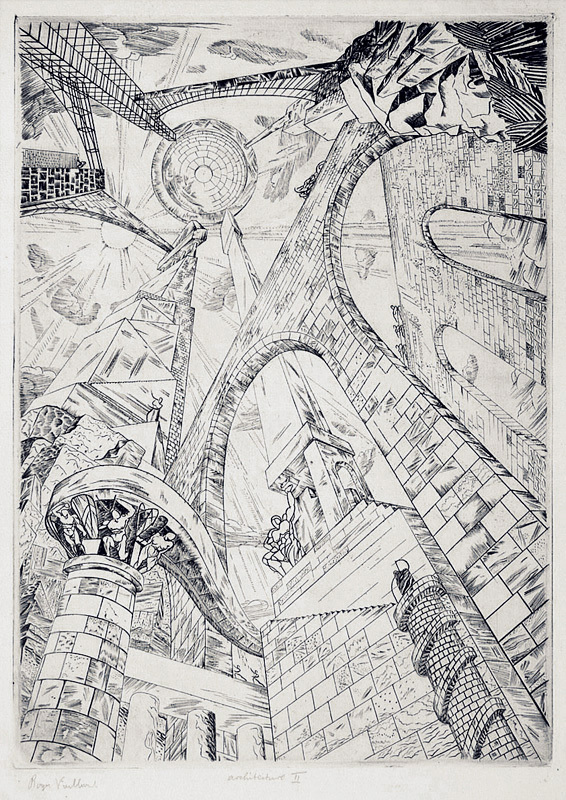 Architecture II (Tour de Babel) by Roger Vieillard