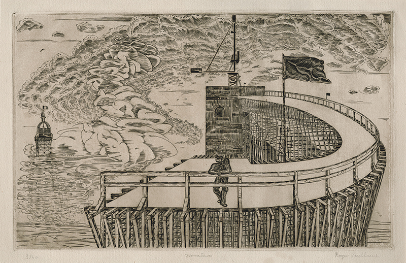 Trocadero (a.k.a. Echafaudage; Front Populaire or The Pier) by Roger Vieillard