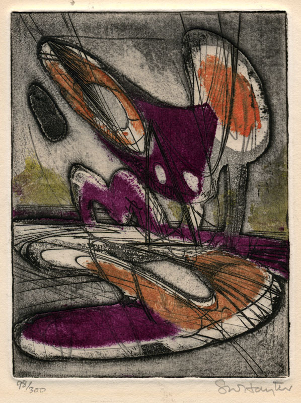 Night Moth (Laurels Number One) by Stanley William Hayter