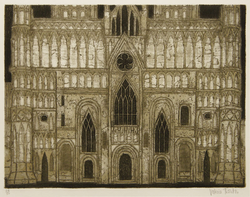 Lavenham by Valerie Thornton Annex Galleries Fine Prints