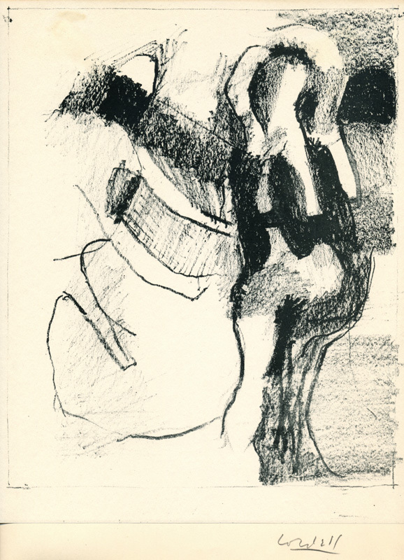 Untitled, from Drawings portfolio by Frank Lobdell