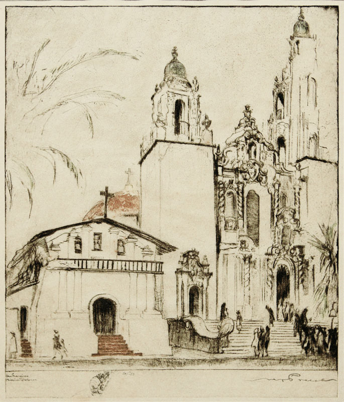 San Francisco, Mission Dolores by Max Pollak