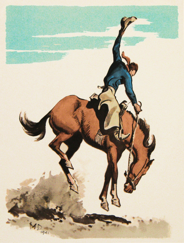 Cowboy (after Maynard Dixon) by Maynard Dixon