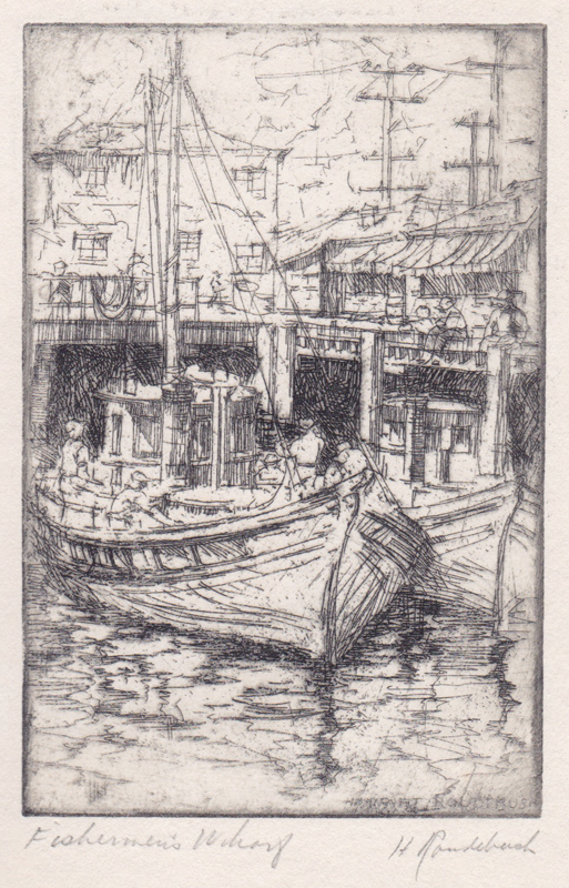 Fishermens Wharf by Harriet Gene Roudebush