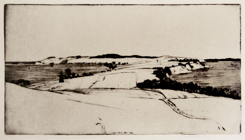 Untitled (landscape) by Walter Kuhne