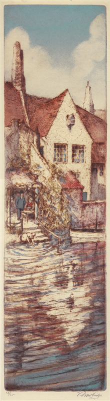 Canal, Bruges by Vaughan Trowbridge