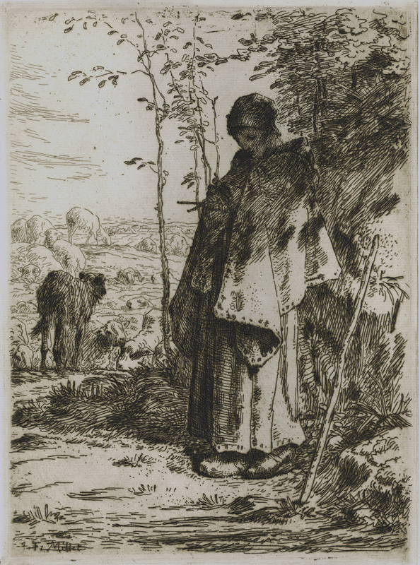 La Grande Bergere (The Large Shepherdess) by Jean Francois Millet