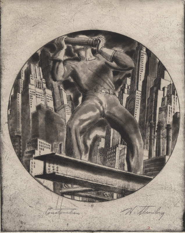 Construction (The Riveter) by Harry Sternberg