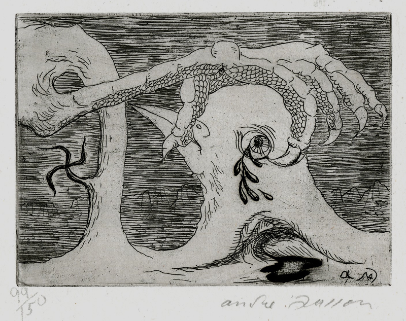 LEspagne assissinee from Solidarité by Andre Masson