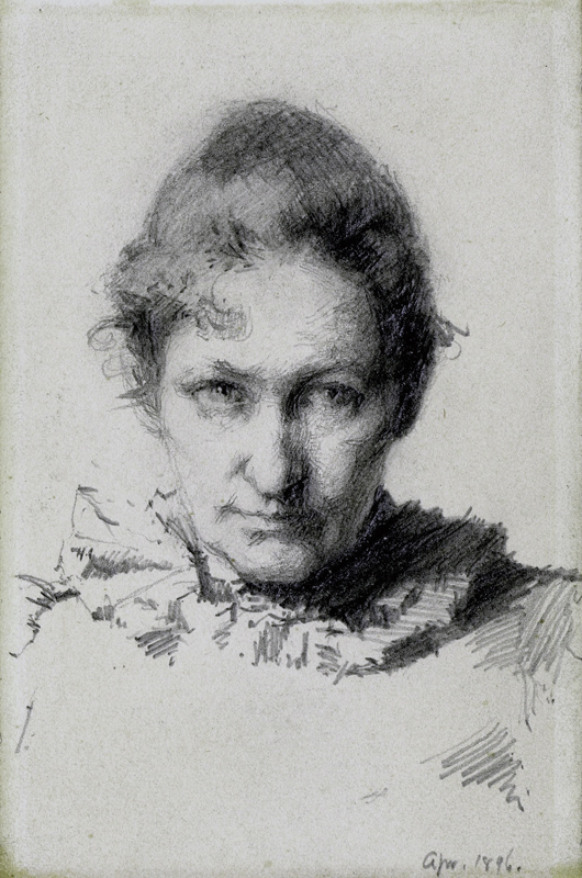 Self Portrait by Minerva Josephine Chapman