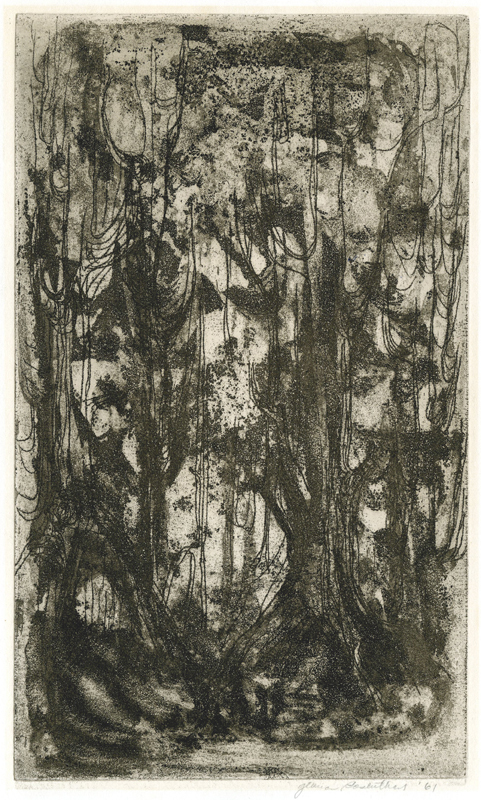 Untitled (abstracted forest) by Gloria Rosenthal