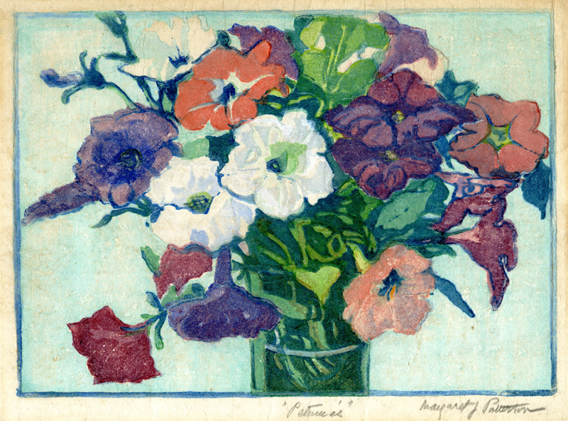 Petunias by Margaret Jordan Patterson