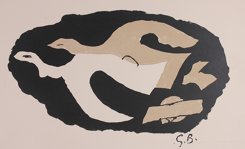 Deux Oiseaux (after Braque) by Georges Braque