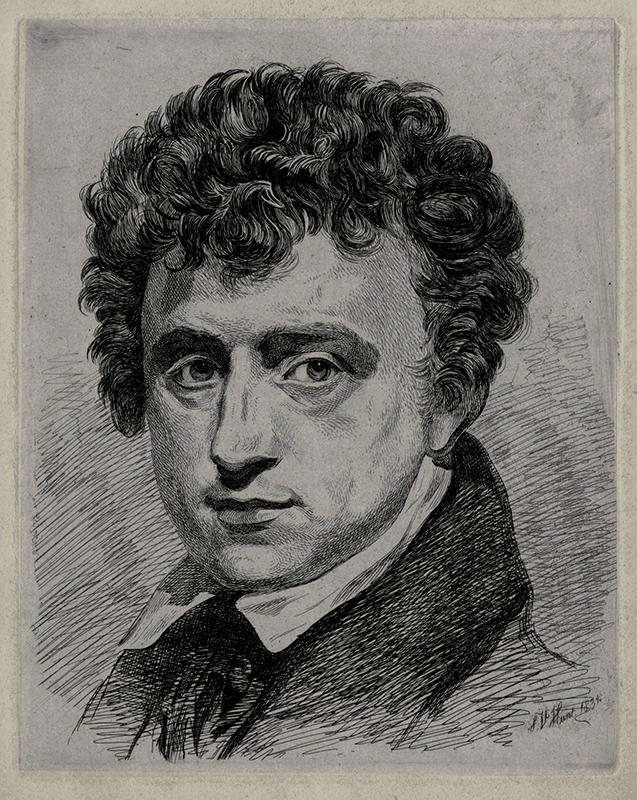 Portrait of Joseph Stannard (after George Clint) by Samuel Valentine Hunt