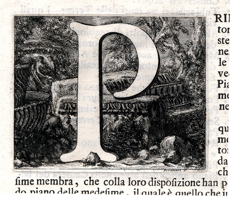 Indice, O Sia Spiegazione delle terme di Caracalla by Giovanni Battista Piranesi