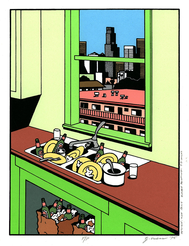 Kitchen with a View (From Heat Wave by Charles Bukowski) by Kenneth Price