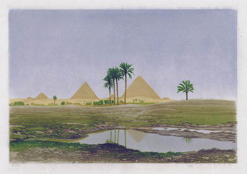 (Pyramids, Egypt) by Leo Frank