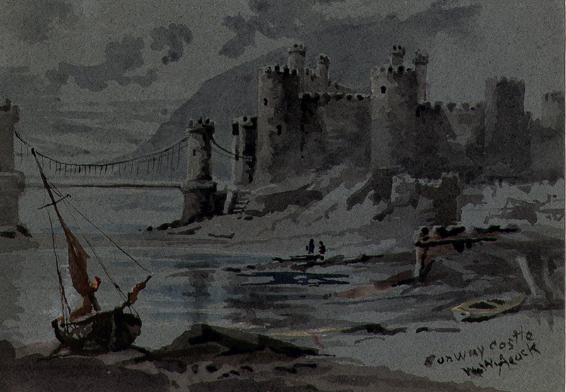 Conway (Conwy) Castle by W. W. Acock