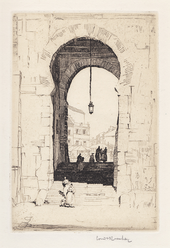 Moorish Archway, Toledo by Louis Rosenberg