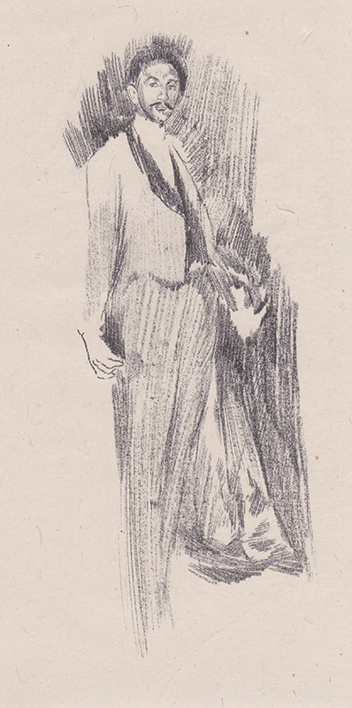 Count Robert de Montesquiou (after James McNeill Whistler) by Beatrix Godwin Whistler