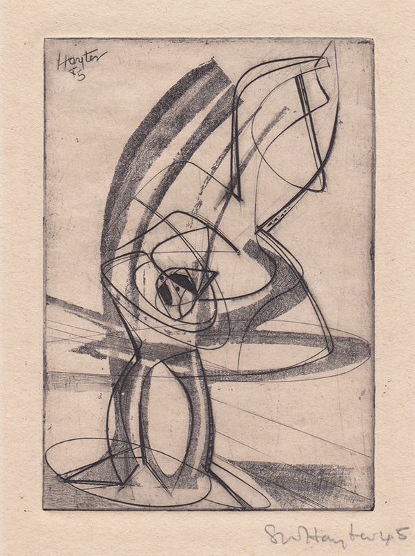 Greeting Card for 1945-46 by Stanley William Hayter