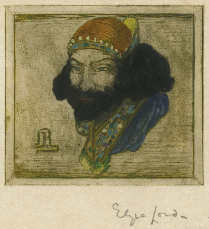 (Portrait of Bearded Man) by Elyse Ashe Lord