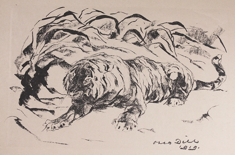 Tiger by Otto Dill
