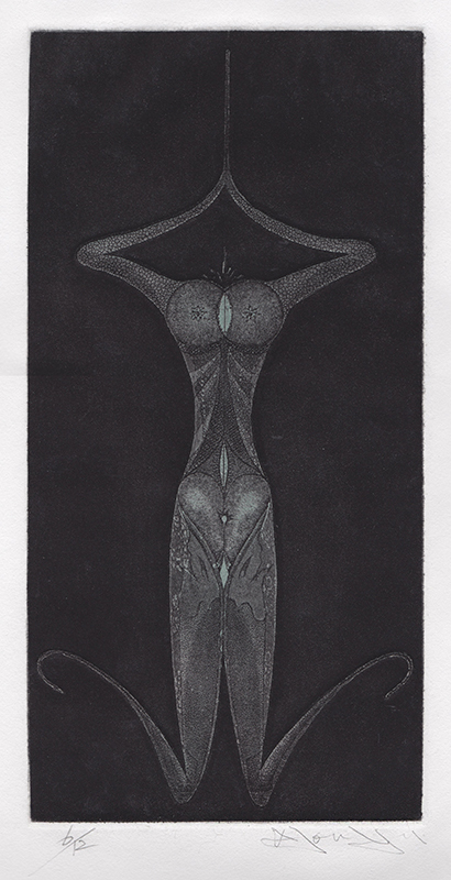 Untitled (surreal figure) by Unidentified