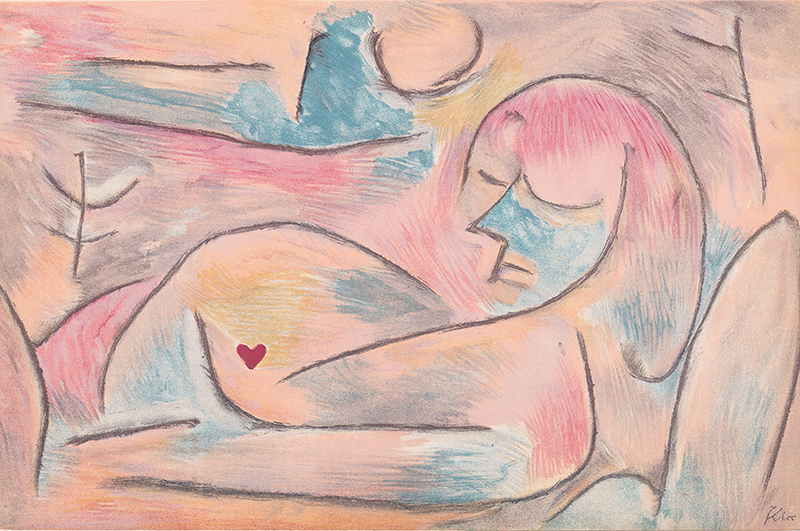 Sommeil dHiver (Winters Sleep) from the Four Seasons series. by Paul Klee