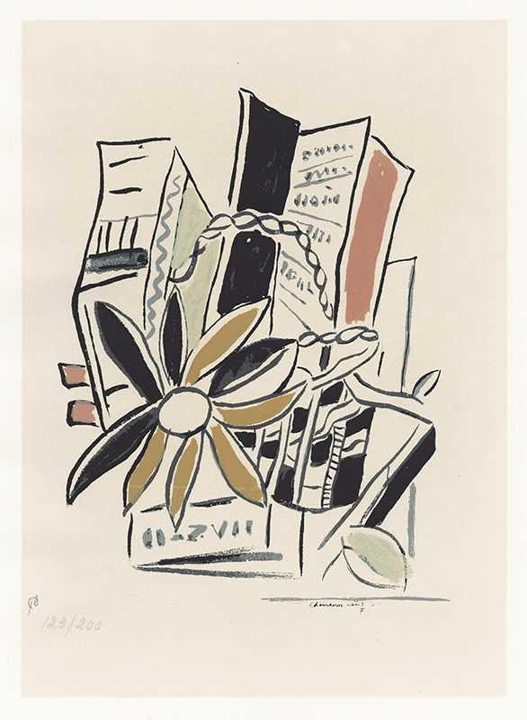 Chevreuse Aout 51 - from Album of 10 Serigraphs by Fernand Leger