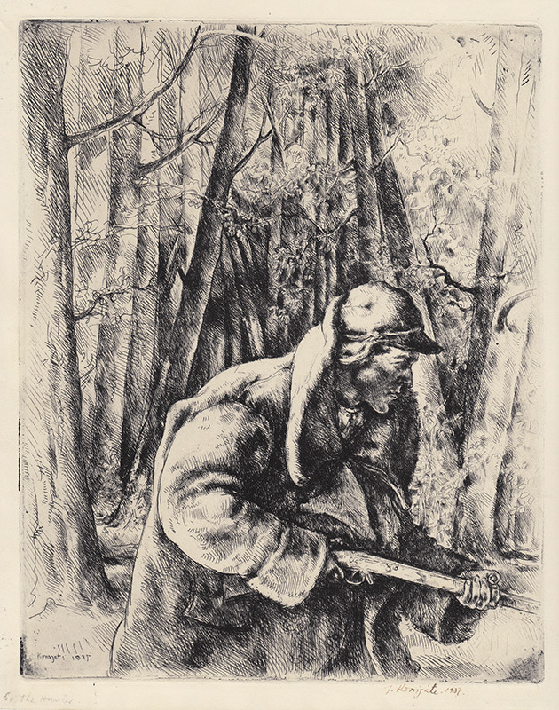 The Hunter by Julius Komjati