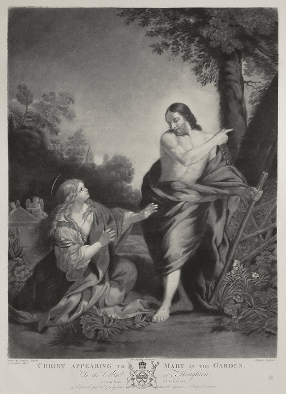 Christ Appearing to Mary in the Garden - after Pietro da Cortona by John Murphy