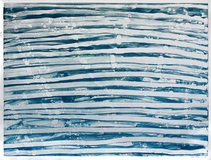 Untitled (blue current) by Sam Tchakalian