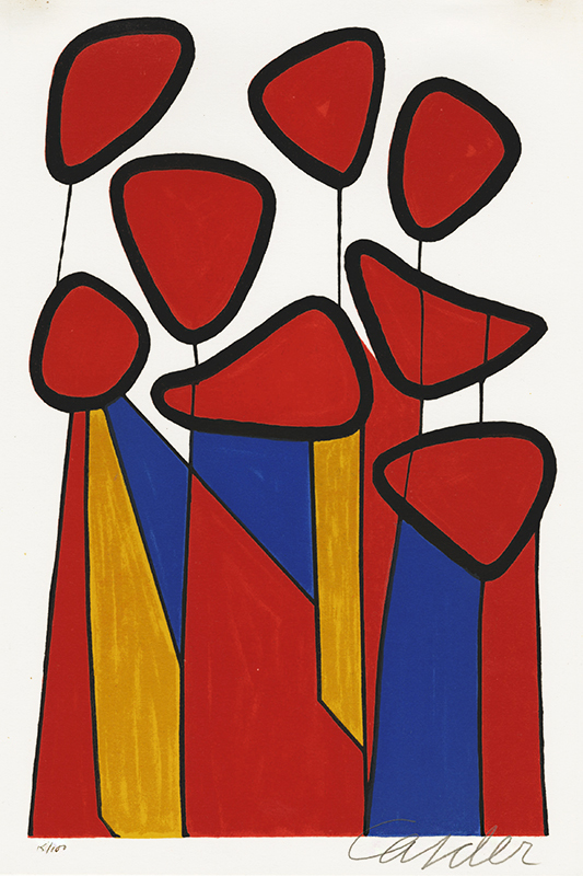 (Abstraction in red, yellow, blue) by Alexander Calder