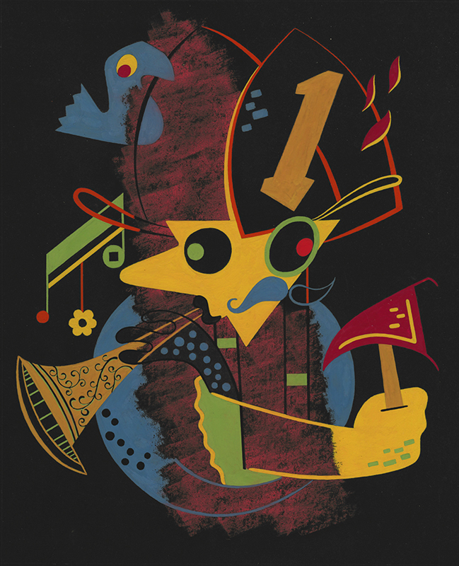 Fireman (design for a poster) by Frank Grundeen