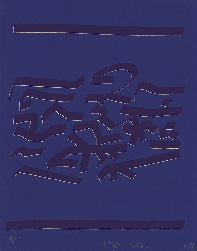Untitled (Calligraphy series) by Ulfert Wilke