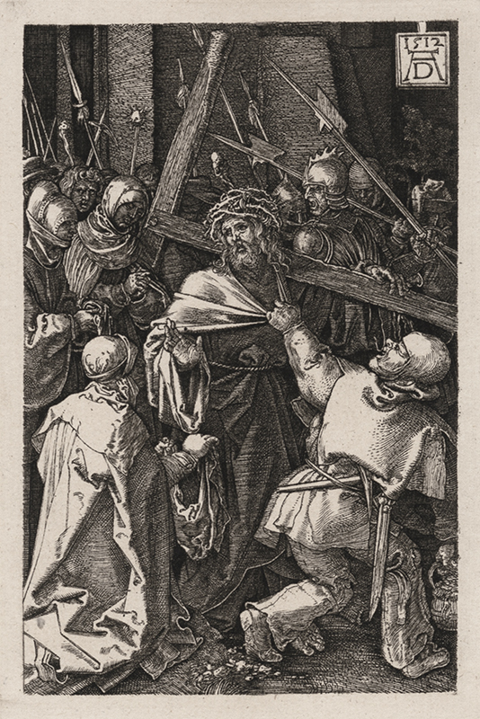 Bearing the Cross (after Durer; Pl. 10, the Engraved Passion) by Charles Amand-Durand