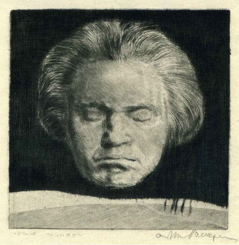 Portrait of Beethoven by Arthur Paunzen