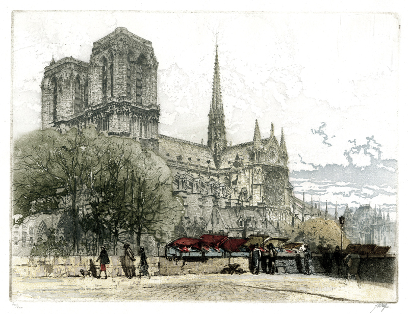 Notre Dame III by Franz Xaver Wolf
