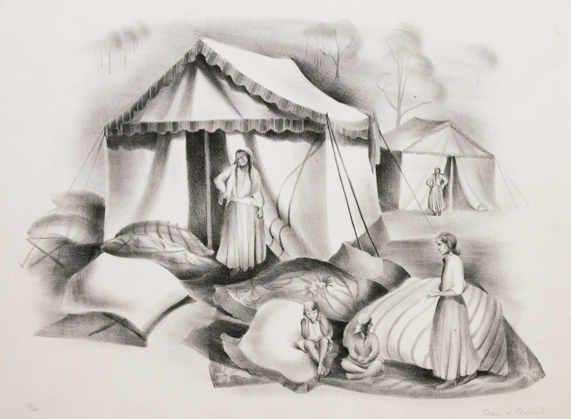 Gypsy Encampment by Ada Vorhaus Gabriel